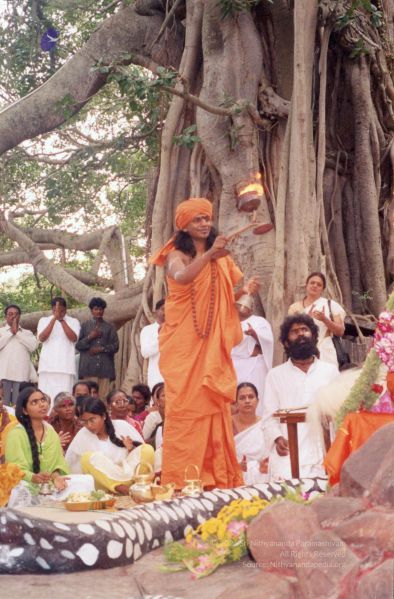 File:2004 - First Sannyas Deeksha At AdiKailaasa-412 014.jpg