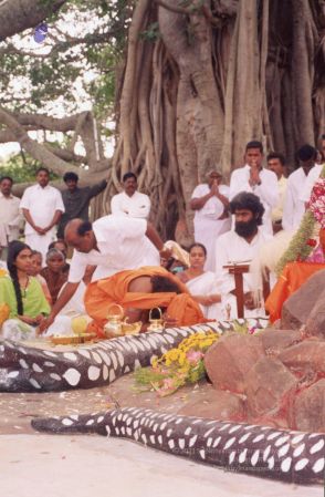 2004 - First Sannyas Deeksha At AdiKailaasa-412 016.jpg