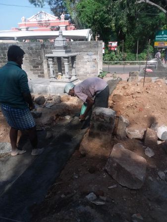 5 24 Feb 2021 - Mata Vibhutananda Puri Samadhi construction 2.jpeg