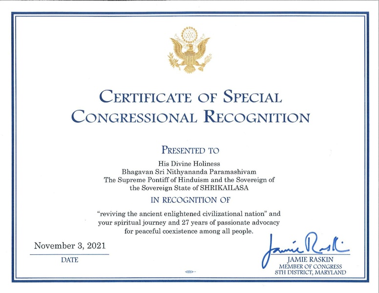 File:Certificate of Special Congressional Recognition by Congressman Jamie Raskin.pdf