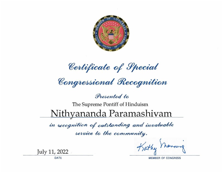 File:Certificate of Special Congressional Recognition by Congresswoman Kathy Manning.pdf