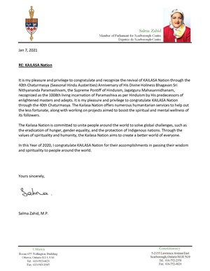 Commendation letter by Salma Zahid, member of parliament for Scarborough center, Canada.pdf