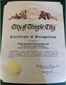 Proclamation from Hon. Cynthia Sternquist - Mayor of City of Temple City, California.pdf
