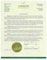 Proclamation from Hon. Ed Meinhardt - Mayor of Township of Livingston, New Jersey.PDF