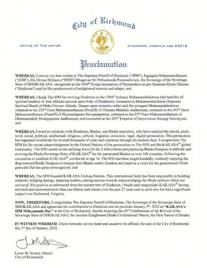 Proclamation from the City of richmond, virginia.pdf